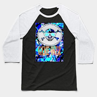 game over blue abstract Baseball T-Shirt